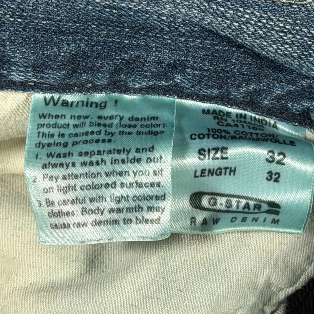 G-Star Raw S.C. Ruger Straight‎ Mens Blue Denim Jeans 32x32 5724.100.087